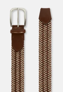 Stretch Cotton Blend Woven Belt|Boggi Milano Sale