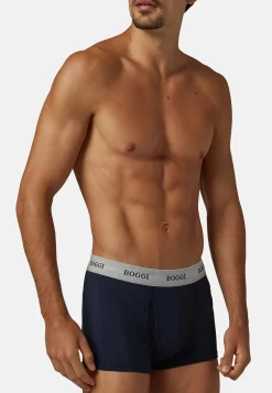 Stretch Cotton Jersey Boxer Shorts|Boggi Milano Cheap