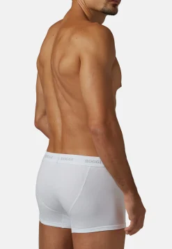 Stretch Cotton Jersey Boxer Shorts|Boggi Milano New
