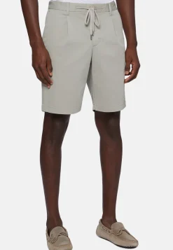 Stretch Cotton Summer Bermuda Shorts|Boggi Milano Outlet
