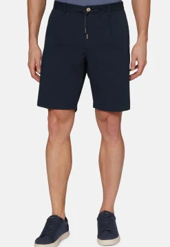 Stretch Cotton Summer Bermuda Shorts|Boggi Milano Store