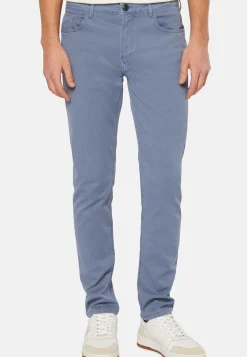 Stretch Cotton/Tencel Jeans|Boggi Milano Fashion