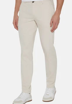 Stretch Cotton/Tencel Pants|Boggi Milano Outlet