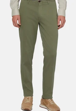 Stretch Cotton/Tencel Pants|Boggi Milano Hot