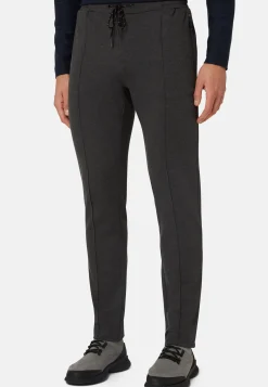Stretch Interlock Technical Fabric Pants|Boggi Milano Cheap