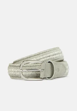 Stretch Linen Blend Woven Belt|Boggi Milano Hot