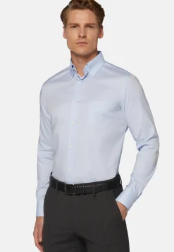 Stretch P.Point Boston Collar Shirt Regular Fit|Boggi Milano Store