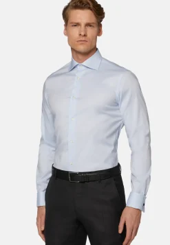 Stretch P.Point D.Cuff Windsor Collar Shirt Slim F|Boggi Milano Discount