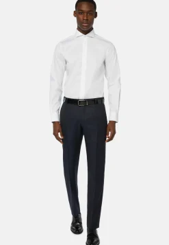 Stretch P.Point Napoli Collar Shirt Regular Fit|Boggi Milano Fashion