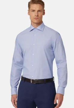 Stripe Windsor Collar Shirt Slim Fit|Boggi Milano Flash Sale