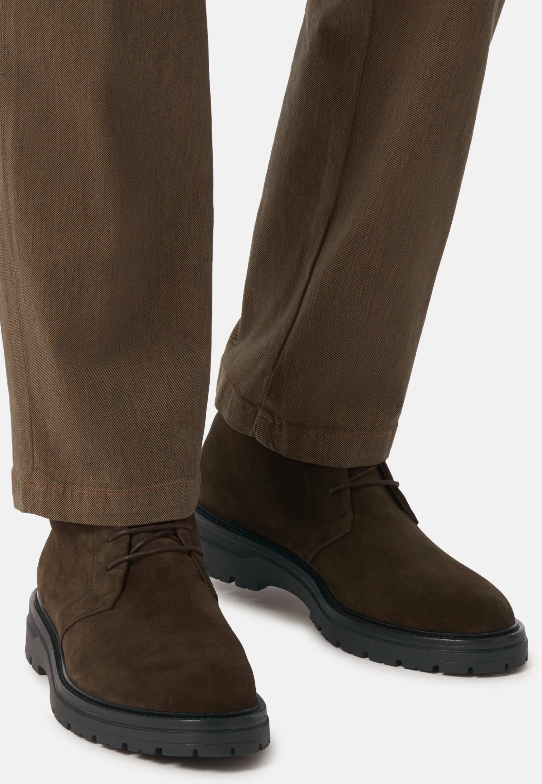 Suede Leather Ankle Boots|Boggi Milano Shop
