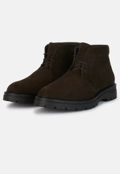 Suede Leather Ankle Boots|Boggi Milano Shop