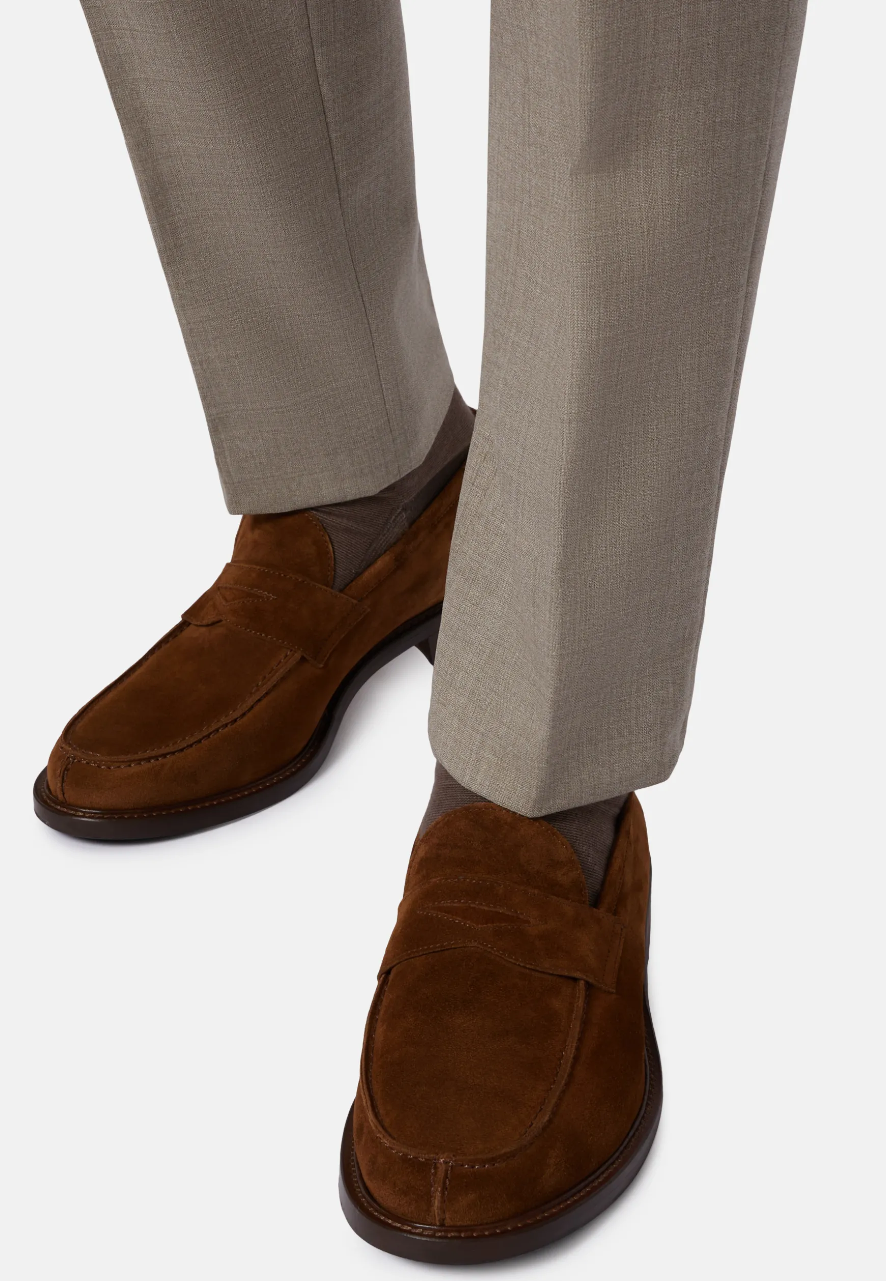 Suede Leather Loafers|Boggi Milano Cheap