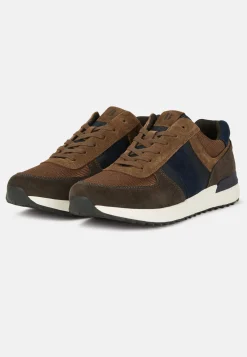 Tec Fabric Leather Sneakers Running|Boggi Milano Flash Sale