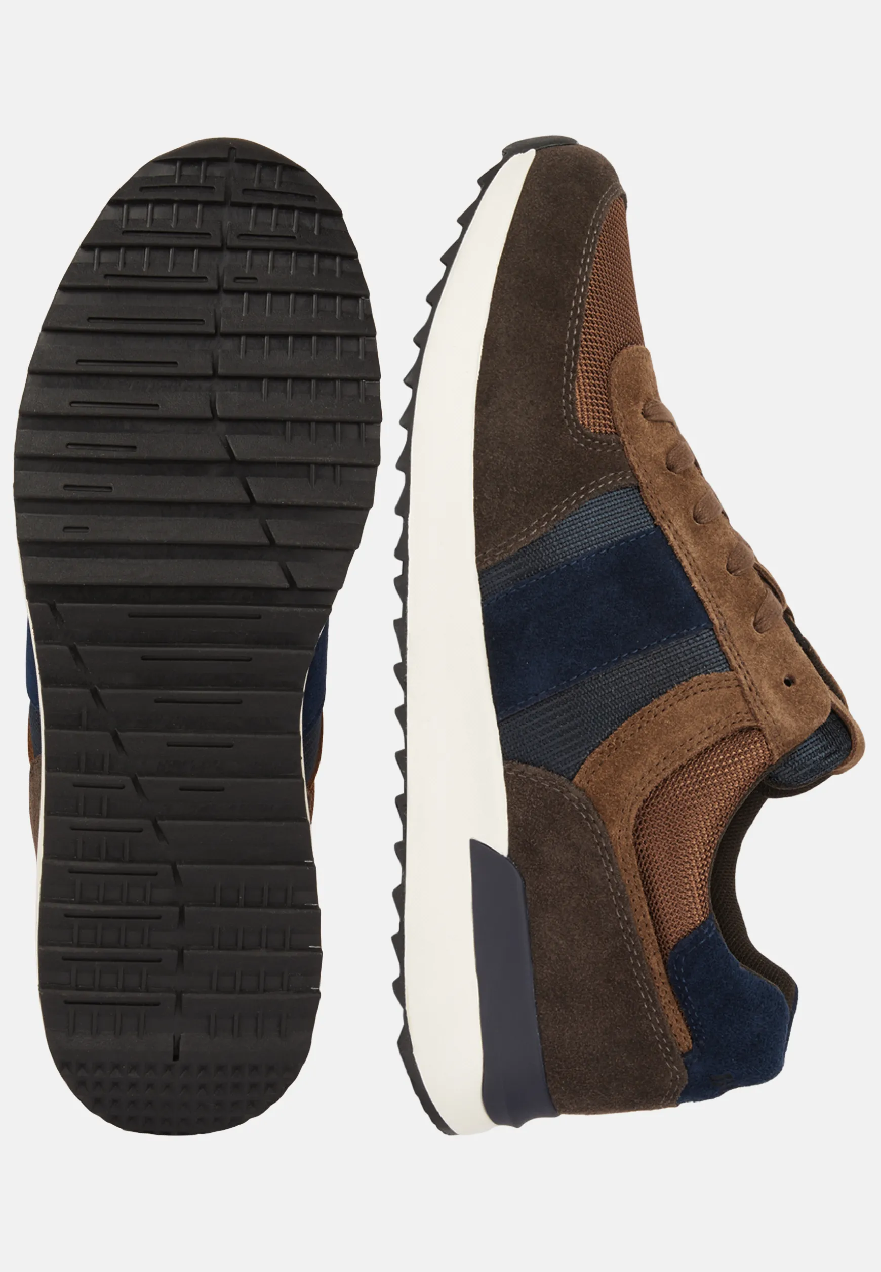 Tec Fabric Leather Sneakers Running|Boggi Milano Flash Sale