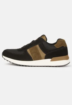 Tec Fabric Leather Sneakers Running|Boggi Milano New