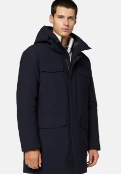 Technical Fabric Padded L-Block Jacket with Goose Down|Boggi Milano Cheap