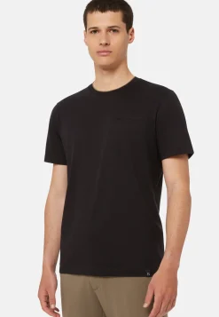 T-Shirt in Cotton and Tencel Jersey|Boggi Milano Best