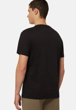 T-Shirt in Cotton and Tencel Jersey|Boggi Milano Best