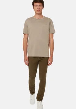 T-Shirt in Cotton and Tencel Jersey|Boggi Milano Store
