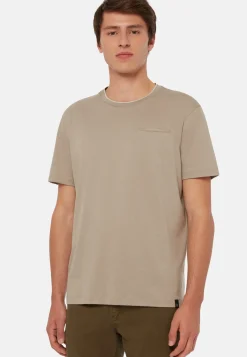 T-Shirt in Cotton and Tencel Jersey|Boggi Milano Store