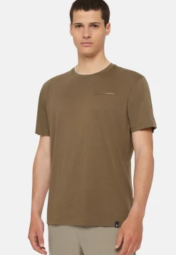 T-Shirt in Cotton and Tencel Jersey|Boggi Milano Best