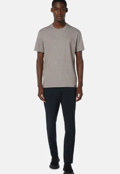 T-Shirt in Cotton, Nylon & Tencel|Boggi Milano Outlet