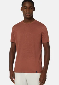T-Shirt in Stretch Linen Jersey|Boggi Milano Best