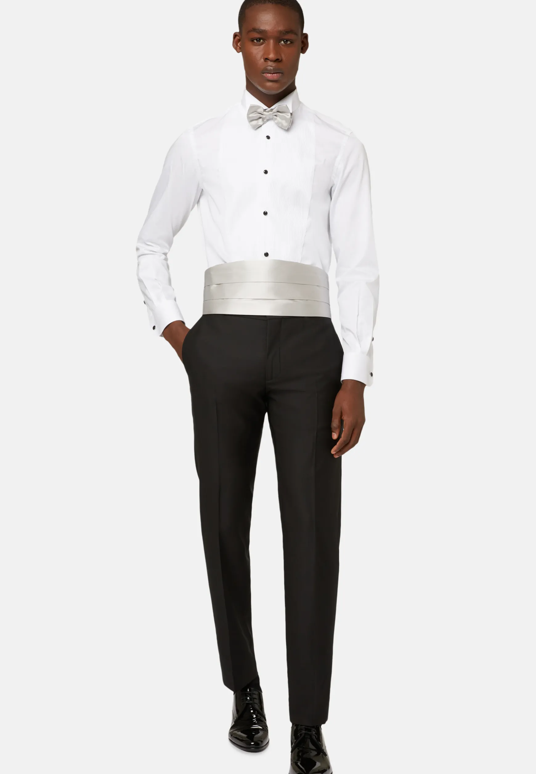 Tuxedo Pants in Wool|Boggi Milano Online