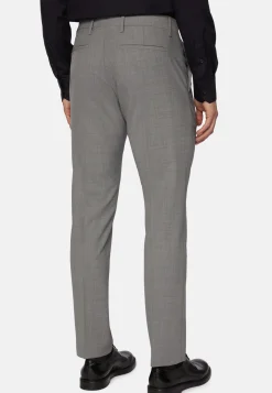 Washable Wool Stretch Pants|Boggi Milano Clearance