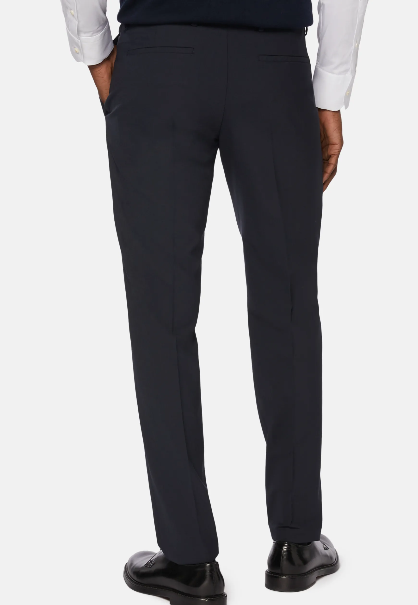 Washable Wool Stretch Pants|Boggi Milano Hot