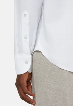Cotton Tencel Shirt Regular Fit|Boggi Milano Shop