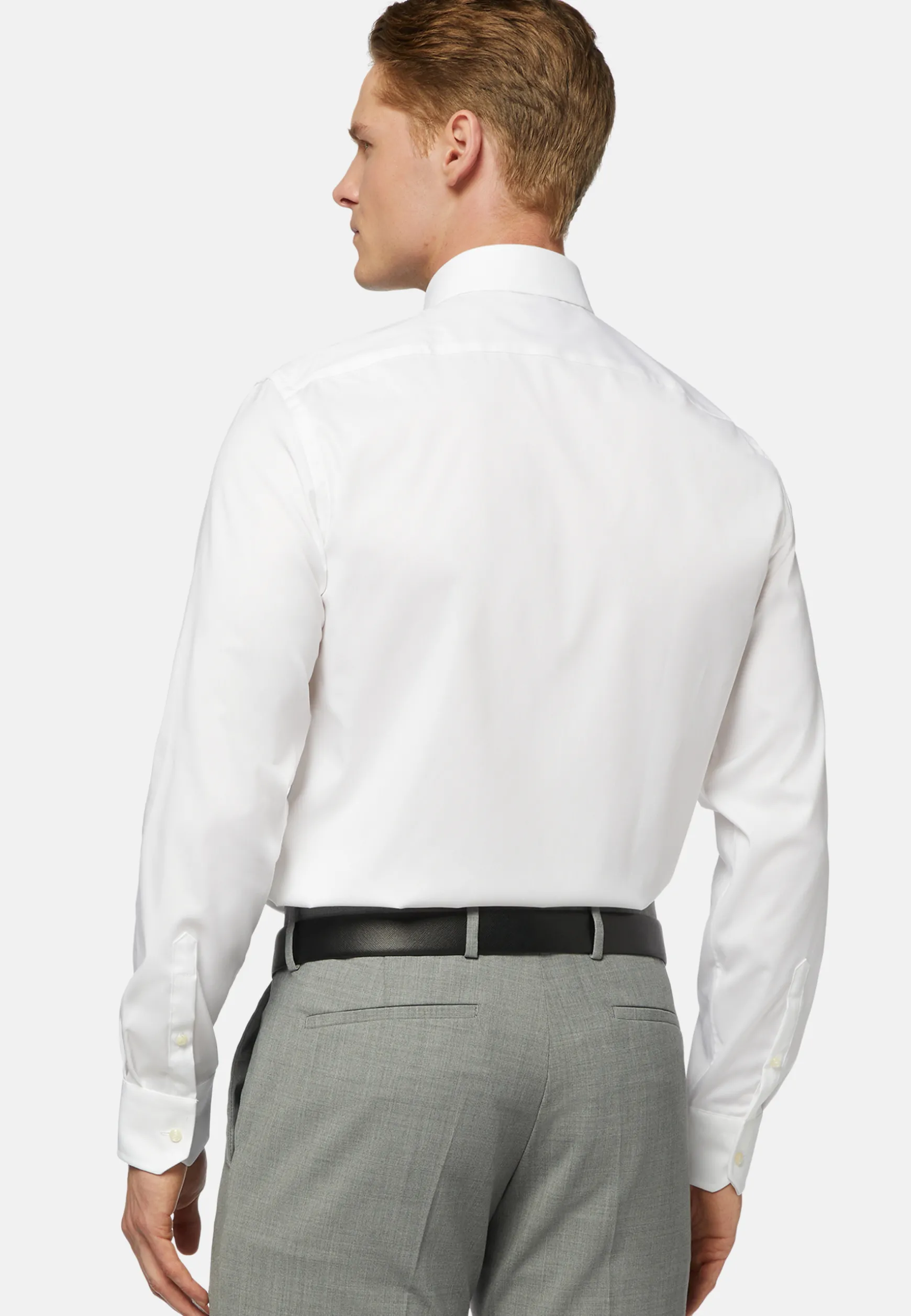Slim Fit Cotton Pin Point Shirt|Boggi Milano Online