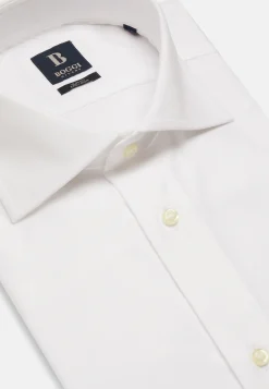 Slim Fit Cotton Pin Point Shirt|Boggi Milano Online