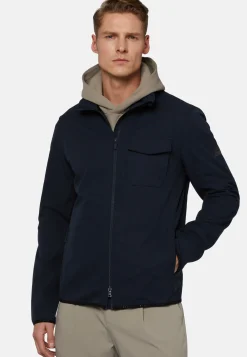 Windbreaker Jacket In Recycled Technical Fabric|Boggi Milano Clearance