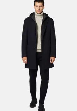 Wool Jersey Coat with Gilet|Boggi Milano Sale