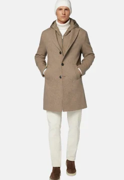 Wool Jersey Coat with Gilet|Boggi Milano Flash Sale