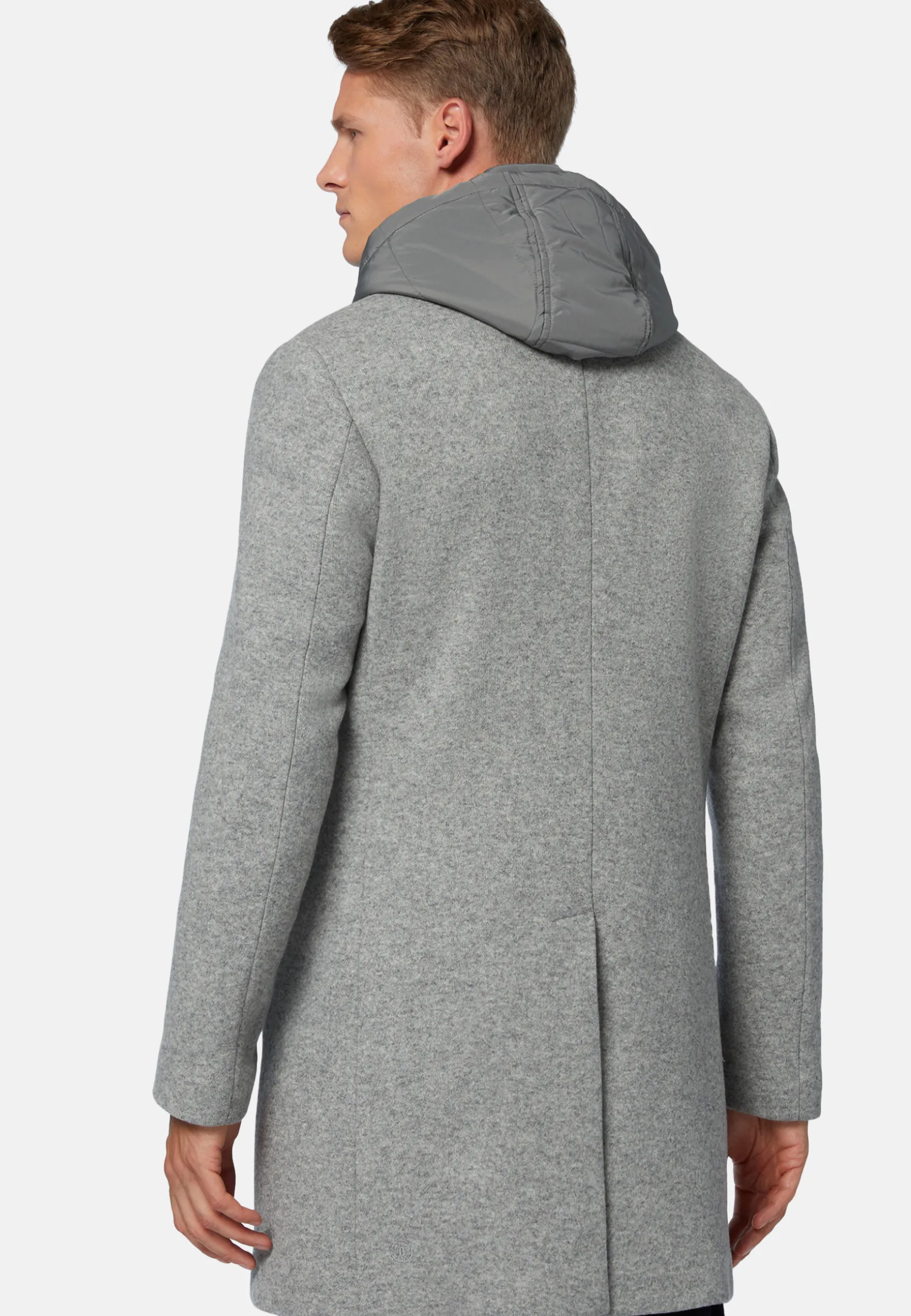 Wool Jersey Coat with Gilet|Boggi Milano Online