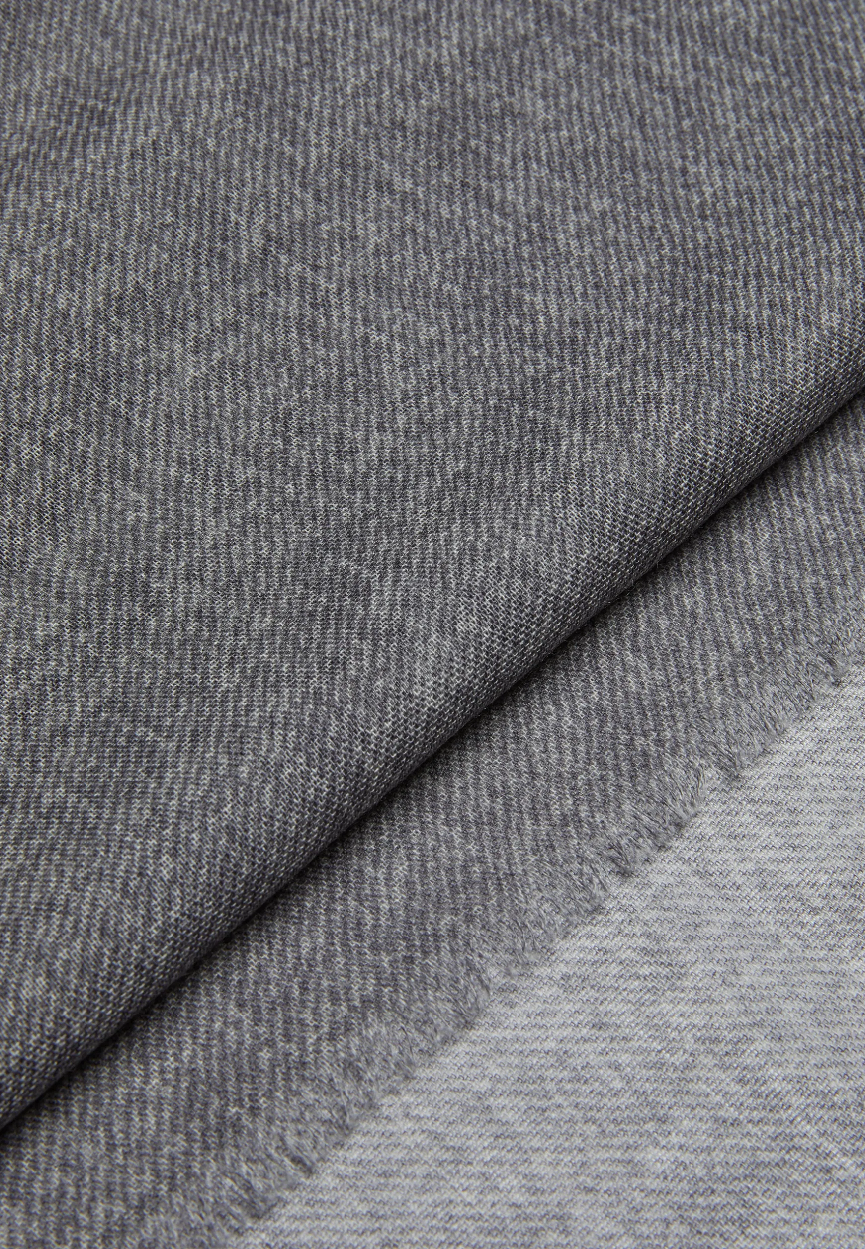 Wool Scarf with Printed Contrasting Patterned Edges|Boggi Milano Best Sale