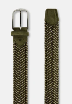 Woven Elasticated Belt In Viscose|Boggi Milano Online