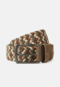 Woven Elasticated Belt In a Wool Blend|Boggi Milano Shop