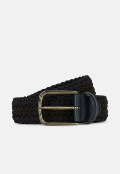 Woven Elasticated Belt In Viscose|Boggi Milano Discount